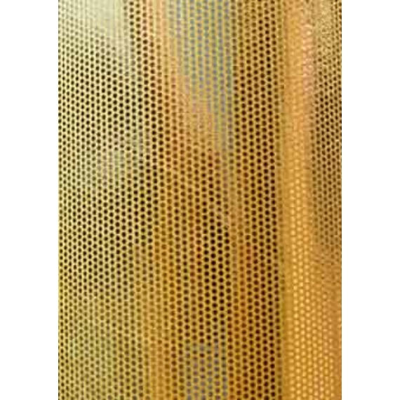 Arany pöttyös metál laminált táncruha anyag