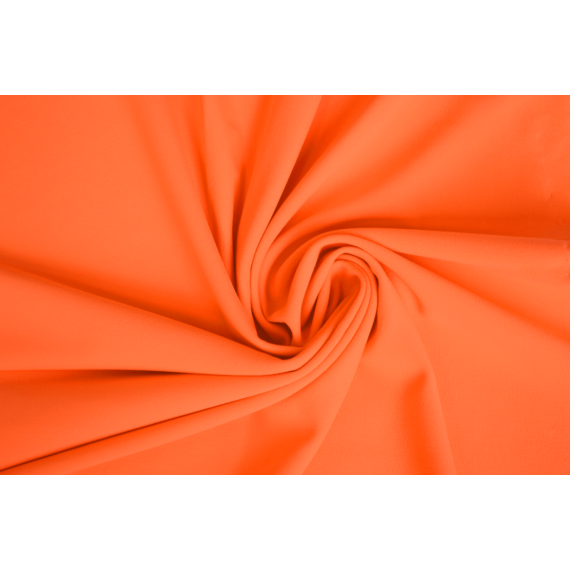 New orange poliamid elasztán fürdőruha anyag, matt, 200 gr