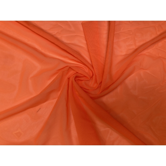 New orange poliamid elasztán necc anyag