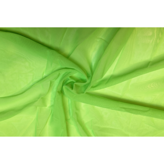 Verde fluo poliamid elasztán necc anyag